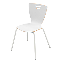 Стілець з фанерним моноблоком (HPL покриття блакитного кольору)