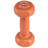 Гантель неопренова Body Sculpture BW-131, 3 кг — для фітнесу, кардіо та домашніх тренувань, фото 3