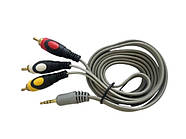 Кабель 3,5 - тюльпан 1,5м Good