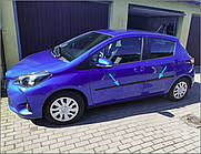 Молдинги на двері для Toyota Yaris III 5dr LIFT 2017-2020