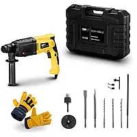 Перфоратор MSW BOH-1050-2 для профессионального использования, 1050 Вт, 4 Дж, 4000 уд/мин, 850 об/мин, кейс,