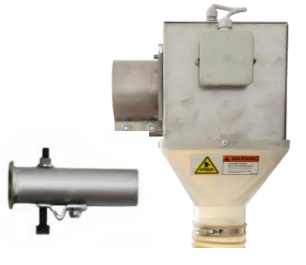 Блок керування Ø75 мм, вузол вивантаження з виходом 80/85, нержавіюча сталь, обладнання для птахоферми, фото 1