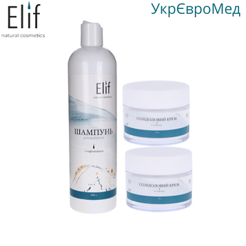 Набір дерматологичний №28 з солідоловим кремом 2 шт (великий)