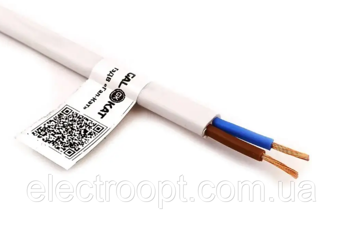 Кабель мідний монтажний ШВВП 2х1.5 мм² повномірний Gal-Kat