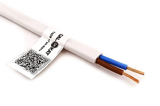 Кабель мідний монтажний ШВВП 2х0,75 мм² повномірний Gal-Kat