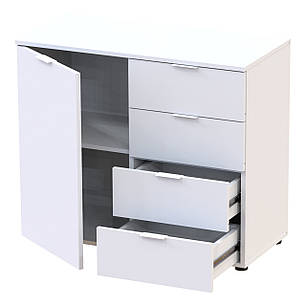 Комод Doros Рон 1 1 фасад 4 шухляди Білий 80х38х81 (41516005), фото 2