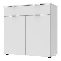 Комод Doros Рон 2 2 фасади 1 шухляда Білий 80х38х100 (41516003), фото 4