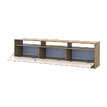 Тумба ТВ Doros U3 Дуб Артізан/Кашемір ДСП 180х33х43 (41516203), фото 2