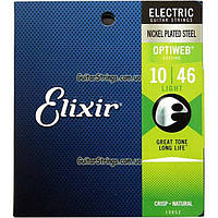 Струны Elixir 19052 Optiweb Nickel Plated Steel Light 10-46