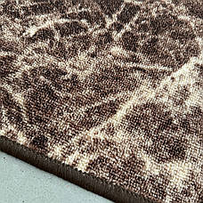 Килимове покриття на гумовій основі ширина 4м Коричневий мармур, фото 3