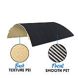 PET-184-BMU Килимок, що примагнічується, 184 х 184 мм PET-FROST зол.-чорн для столу 3D принтера  Bambu lab A1mini, фото 3