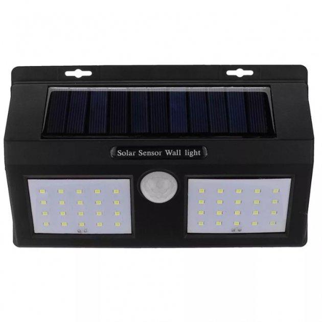 Вуличний ліхтар із датчиком руху 40 Led водонепроникний на сонячній батареї Solar Motion 1626A 179419, фото 1