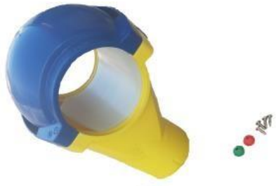 Трійник Ø90мм Roxell для спіральної роздачі корму для лінії годування птиці, фото 1