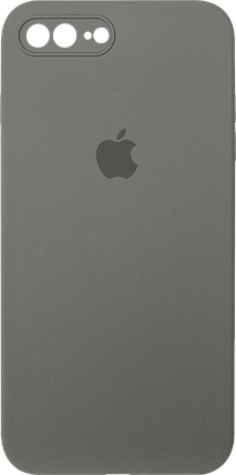 Накладка iPhone 7+/8+ dark gray Soft Case, фото 1