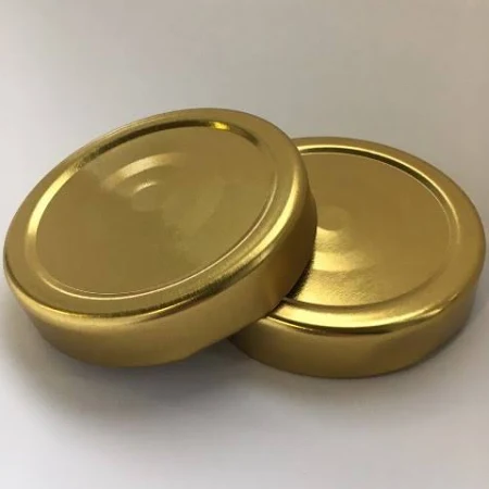 Кришка для консервації Твіст 66 мм золота висока 10 шт