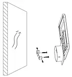 Світлодіодний настінний світильник-бра TETRA ICE 13Вт S чорний, фото 2