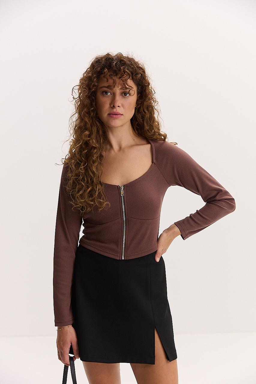 Жіночі шорти з імітацією спідниці чорні (S), фото 1