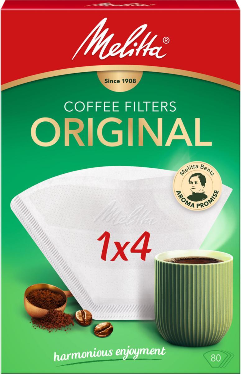 Фільтри Melitta ORIGANAL 1x4 80 шт. White coffee filter