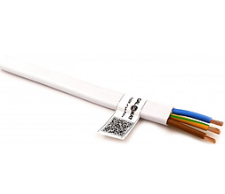 Кабель мідний монтажний ШВВП 3х1.5 мм² повномірний Gal-Kat