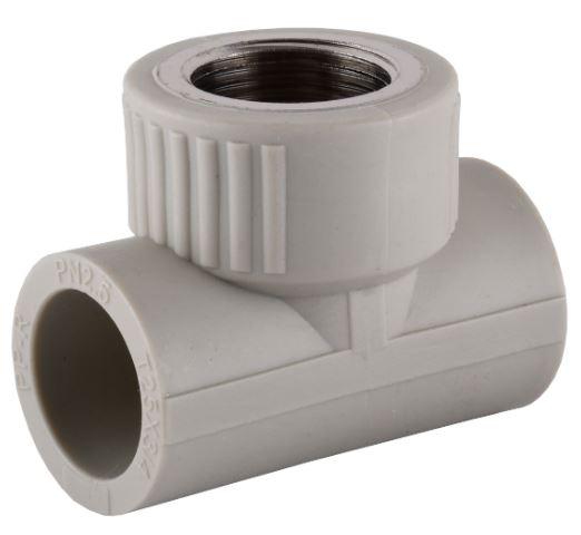 Трійник ППР Ду 20 х 3/4 внутр. різьба х 20, фото 1