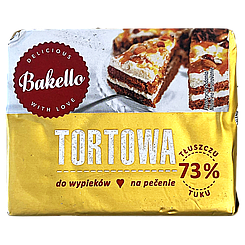 Маргарин для випічки Тортова Tortowa 73% 250g 30шт/ящ (Код: 00-00006066)