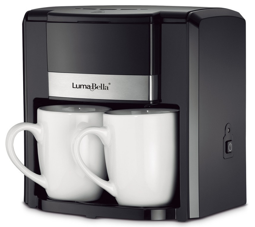 Електрична кавоварка на дві чашки LumaBella LB-54007 500W, фото 1