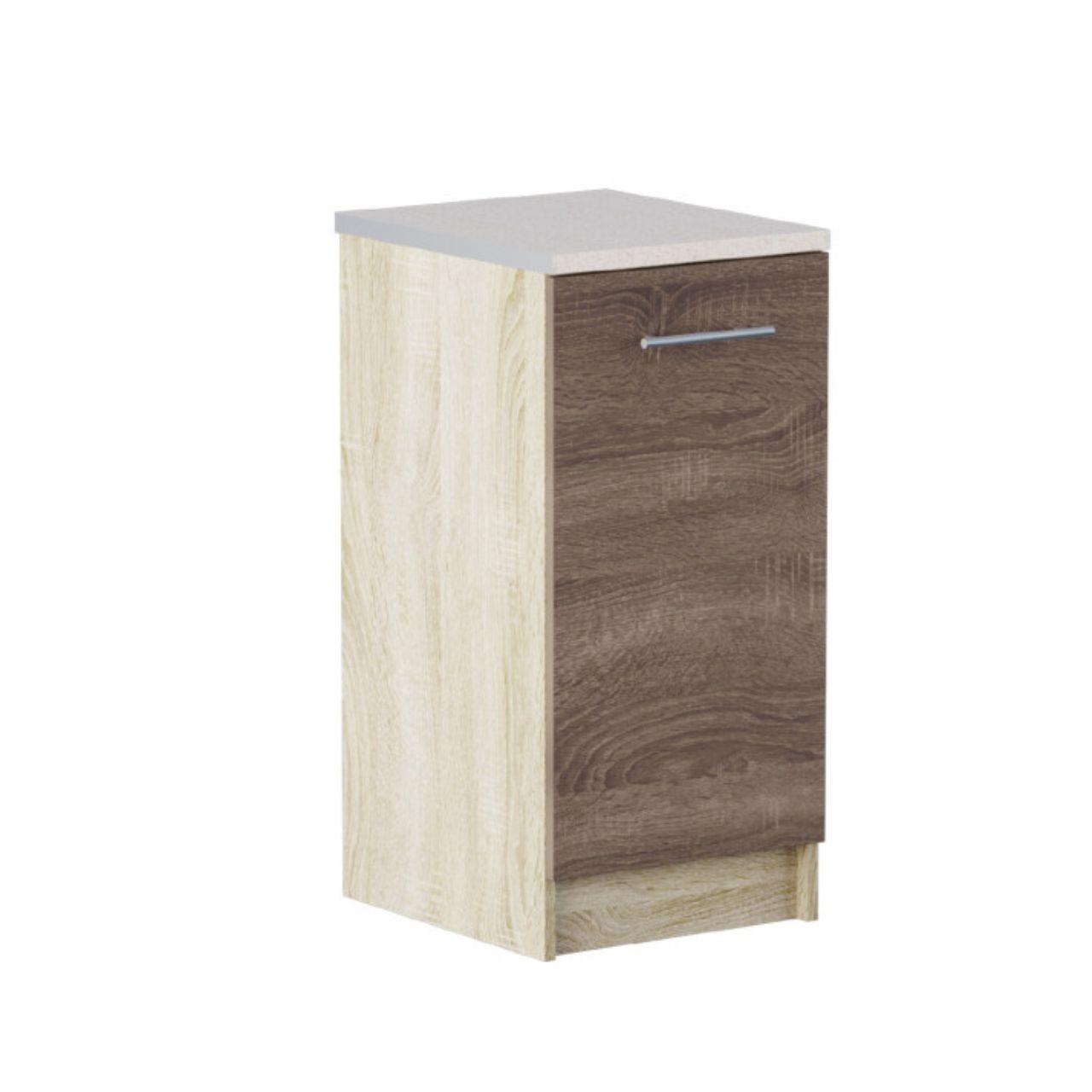 Кухня секція 40 Низ Еко Еверест Без стільниці (400х456х820 мм) Сонома/Трюфель