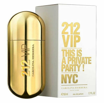Східні жіночі парфуми Carolina Herrera 212 Vip парфумована вода 50ml, солодкий гурманський аромат