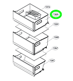 Ящик морозильної камери (верхній) холодильника LG GA-B459 GA-B509, фото 3