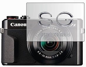 Бронеплівка для Canon G7 X Mark 2 на екран зносостійка поліуретанова SoftGlass
