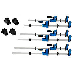 Комплект корпусних струбцин SET-PC-60-80-100 - 6 шт. з рамними пресами