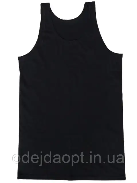 Чоловіча чорна майка (Бавовна)