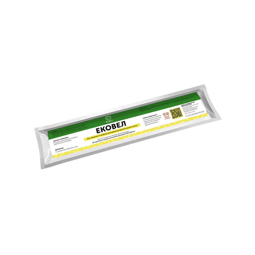 Ековел – профілактика вароатозу під час медозбору (для вуликів 430×300см) – 10 полосок. Україна, фото 1