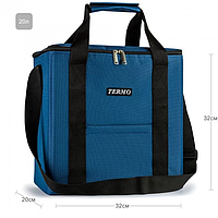 Термосумка Champion 20 л, 12 годин, синя, для зручного транспортування та зберігання продуктів, CHM00459-20