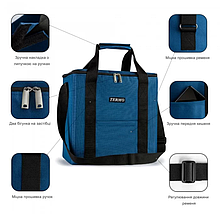 Термосумка Champion 20 л, 12 годин, синя, для зручного транспортування та зберігання продуктів, CHM00459-20, фото 3