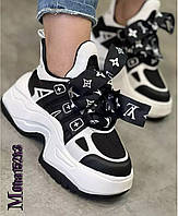 Жіночі кросівки Луі Вітон на платформі (39 розмір)