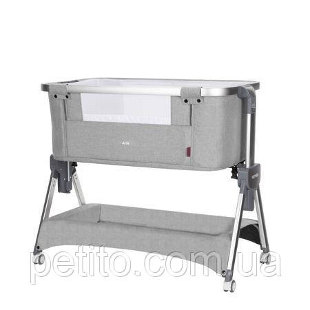 Дитяче ліжечко CARRELLO Aria CRL-16402 Silver Grey /1/, фото 1
