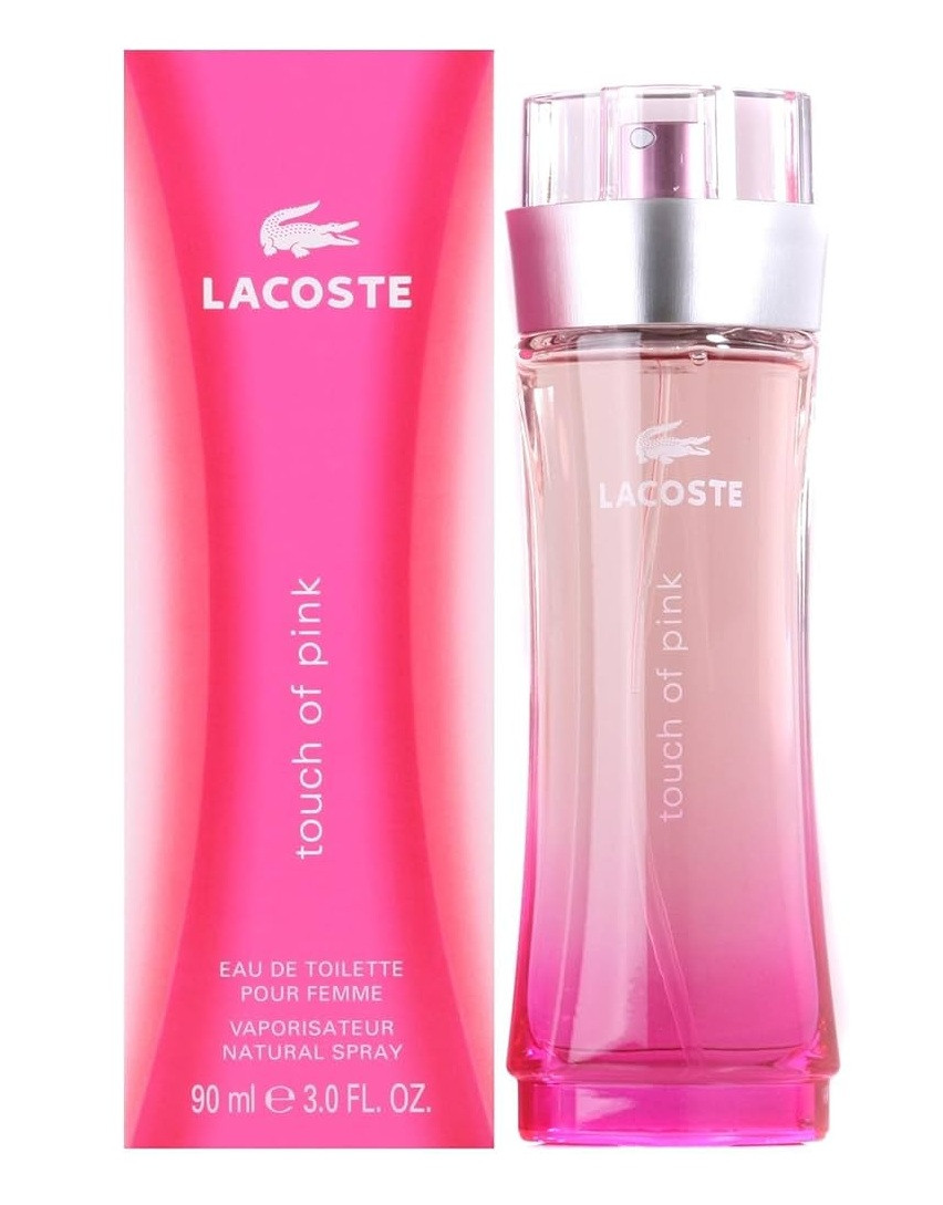 Брендова туалетна вода жіноча Lacoste Touch Of Pink 90ml оригінал, легкий квітково-фруктовий аромат, фото 1