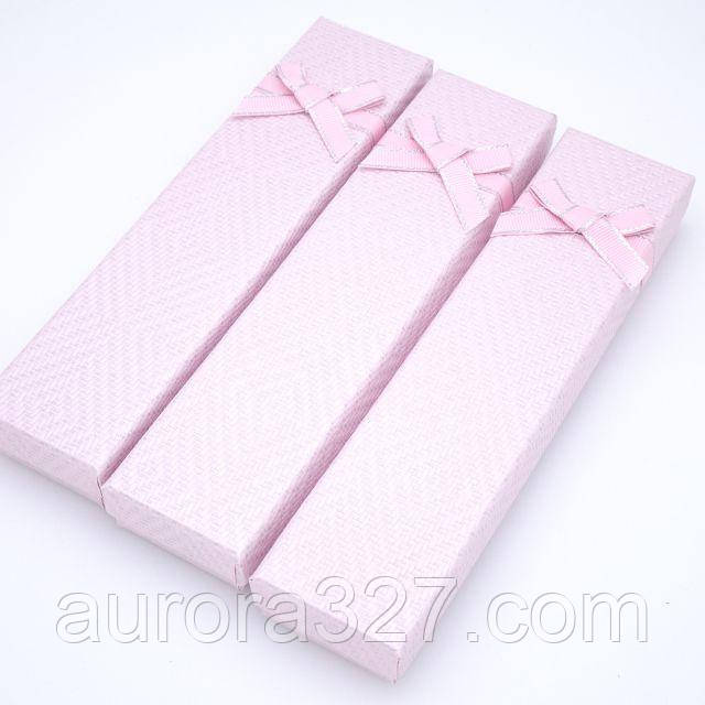 Коробка для браслета Плетіння рожевий, фото 1