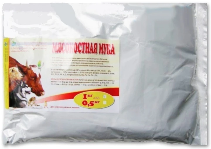 Борошно м'язове 1 кг Фауна 10 шт./пач., фото 1