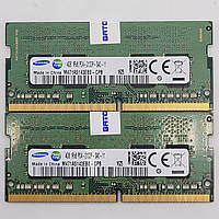 Оперативна пам'ять для ноутбука Samsung SODIMM DDR4 8Gb (2x4Gb) 2133MHz PC4-17000S 1R8 CL15 (M471A5143EB0-CPB) Б/В
