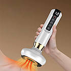 Акумуляторний вакуумний масажер від целюліту, 12 режимів, з USB, Білий / Антицелюлітний масажер, фото 6