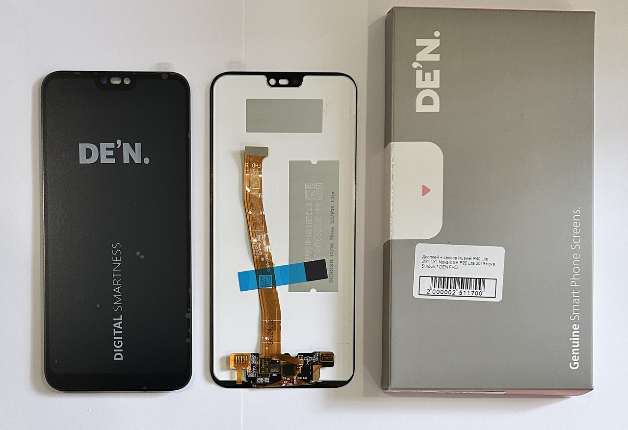 Дисплейний модуль (екран) для Huawei P40 Lite JNY-LX1 Nova 6 SE P20 Lite 2019 nova 5i nova 7 DEN FHD, фото 1