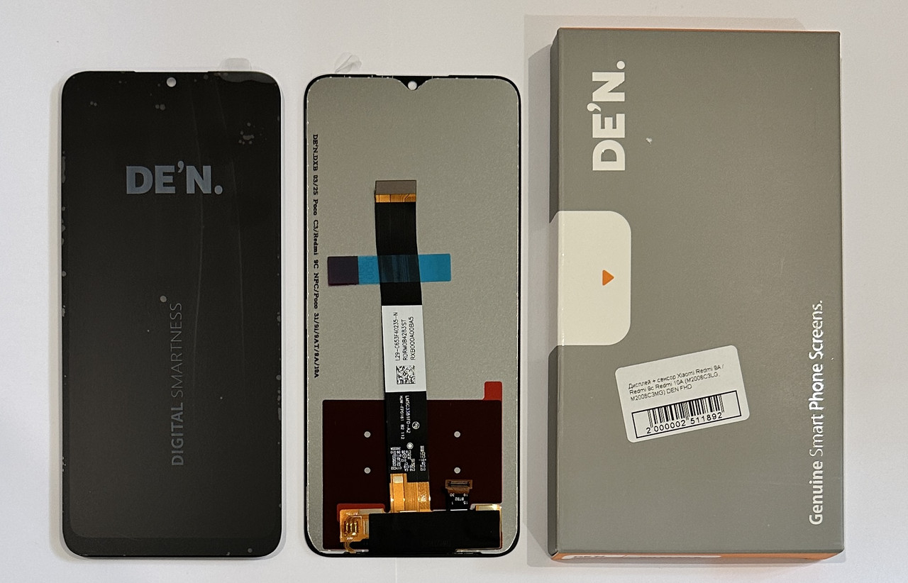 Дисплейний модуль (екран) для Xiaomi Redmi 9A / Redmi 9c Redmi 10A (M2006C3LG, M2006C3MG) DEN FHD, фото 1