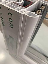 Двостулкове вікно Salamander bluEvolution 92 мм з двома відкриваннями, фото 2