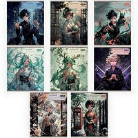 Набір предметних зошитів ZiBi 48арк ПРЕДМЕТКА (Anime) (8 видів) (10)