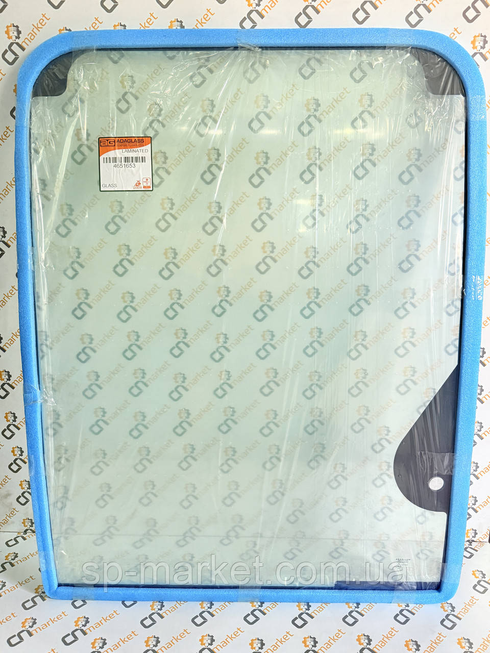 Скло лобове верхнє Hitachi-3 (триплекс) 4651653, фото 1