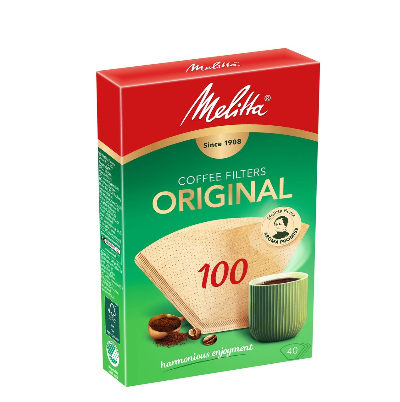Фільтри Melitta ORIGINAL 100 Coffee filter