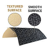 PEO-257 Килимок, що примагнічується, PEO-FROST чорний-золотистий для столу 3D принтера Bambu lab X1; X1C; P1P; P1S; A1, фото 3