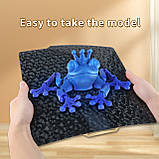 PEO-257 Килимок, що примагнічується, PEO-FROST чорний-золотистий для столу 3D принтера Bambu lab X1; X1C; P1P; P1S; A1, фото 7